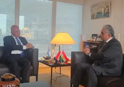 وەزیری ناوخۆی حکوومەتی ھەرێم لەگەڵ بەرهەم ساڵح کۆبووەوە