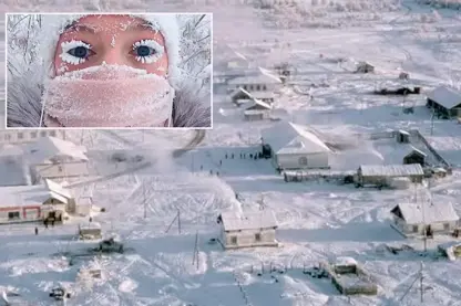 Di dinyayê de ciyê herî sar Oymyakone ku germa wê -71 dereceye