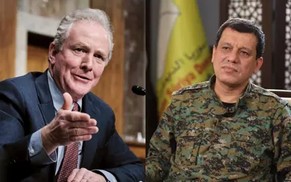 Senatör Van Hollen Mazlum Abdi ile görüştü