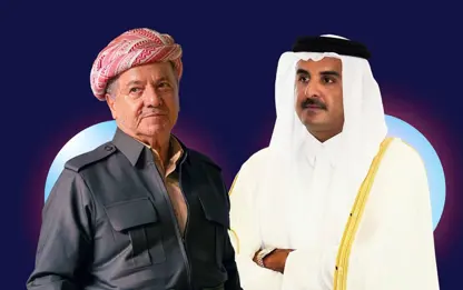 Serok Barzanî û emirê Qatarê hişyariyê dan: Divê îznê nedin şerê navbera Ereb û Kurdan
