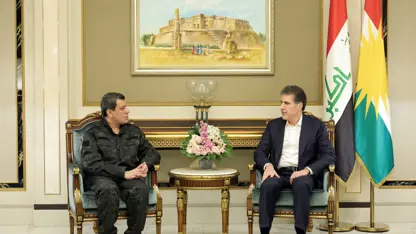 Neçirvan Barzani ve Mazlum Abdi, Erbil'de görüştü