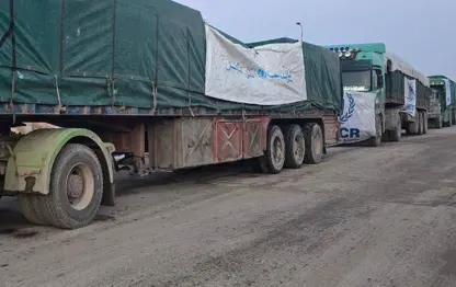 BM, Kobani’ye 24 tırlık yardım konvoyu yolladı 