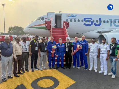 هێندووستان پێشوازی لە یەکەم نمایشی ئۆتۆمبێلی جۆری Superjet دەکات کە لە ڕووسیا درووست کراوە