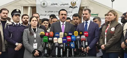 هەولێر: زیاتر لە ٥٠٠ تۆن هاوکاری و ملیارێک و ٦٠٠ ملیۆن دینار بۆ پشتیوانی لە ڕۆژئاوای کوردستان