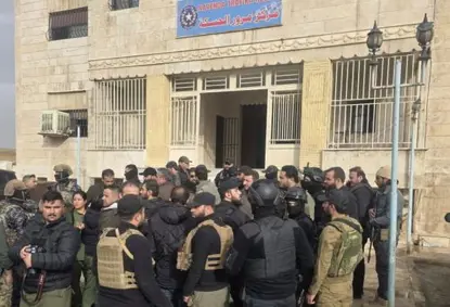 چوونە ناوەوەی هێزە ئەمنییەکانی حکومەت بۆ ناو شاری حەسەکە