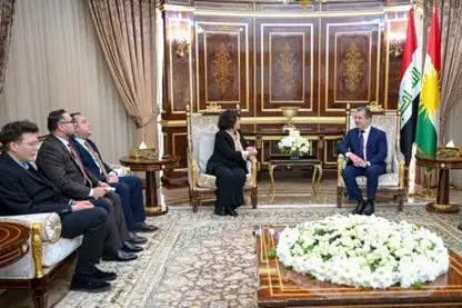 Mesrûr Barzanî pêşwaziya siyasetmedara Kurd Berîvan Aymazê kir