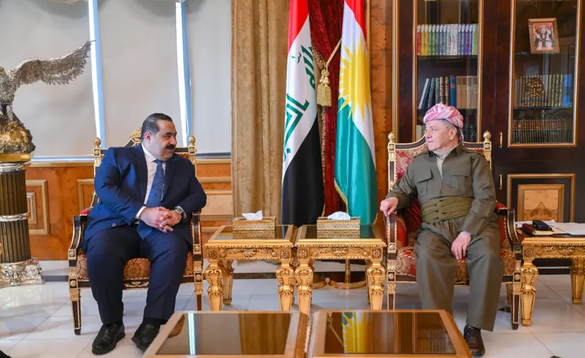 Mesud Barzani ve Azim Koalisyonu Başkanı Irak Hükümetinin kurulmasını görüştü