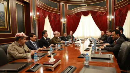 سەرۆك بارزانی لەگەڵ شاندێكی باڵای چوارچێوەی هەماهەنگی كۆبووەوە