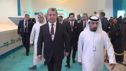 Lûtkeya mezin li Dubayê dest pê kir: Serokwezîr Barzanî bi serokên cîhanê re ye