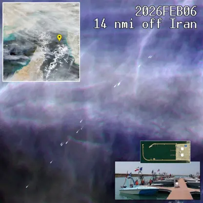 🚨 🚨 🚨 جێگیرکردنی بەربڵاوی کەشتییە خێراکانی سوپای پاسداران لە گەرووی هورمز