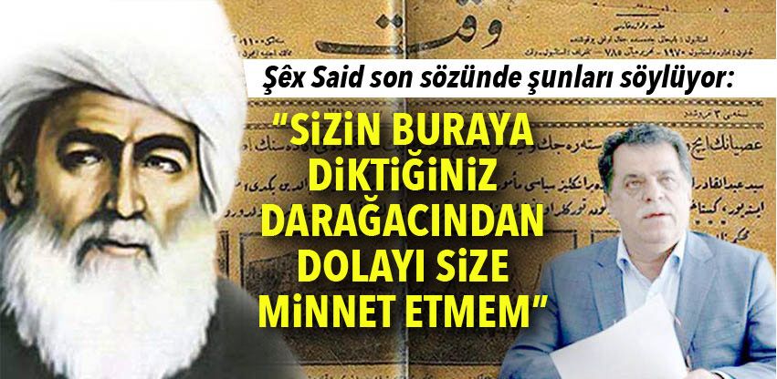 Röportaj | “Şêx Said’in serhildanı her şeyden önce Kürdistani bir serhildandı”