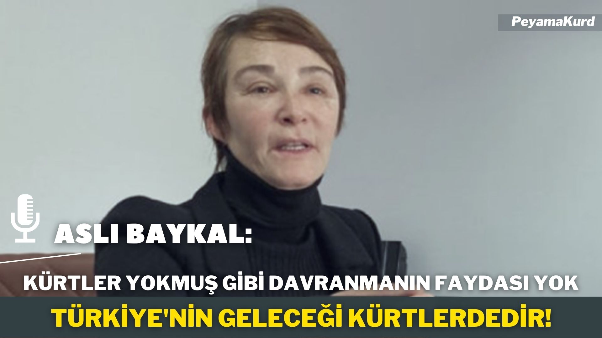 RÖPORTAJ | Aslı Baykal: Kürtçe öğreniyorum ve Kürtçeyi seviyorum